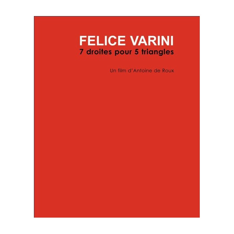 Felice Varini - 7 droites pour 5 triangles