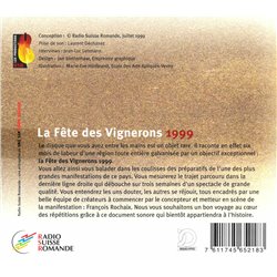 Fête des Vignerons 1999 - Les Coulisses - CD