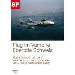 Flug im Vampire über die Schweiz